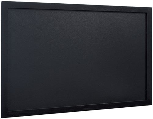 Krijtbord Securit wand 40x60cm zwart hout-2