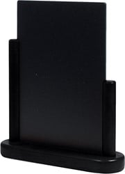 Krijtbord Securit 230x200x60mm zwart hout