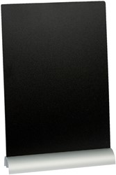 Krijtbord Securit A4 290x210x60mm voet aluminium