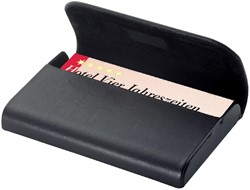 Visitekaartenhouder Sigel VZ270 Torino 25 kaarten magneetslot zwart