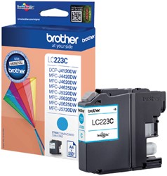 Inkcartridge Brother LC-223C blauw