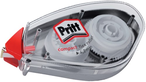 Correctieroller Pritt 4.2mmx10m compact flex blister à 2 stuks-2