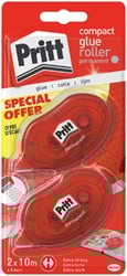 Lijmroller Pritt Compact permanent 2e halve prijs op blister