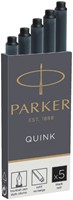 Inktpatroon Parker Quink permanent zwart pak à 5 stuks-2