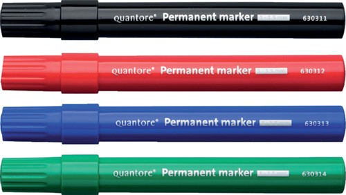 Permanent marker Quantore rond 1-1.5mm blauw-2