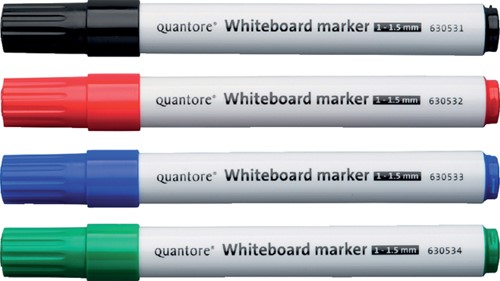 Whiteboardstift Quantore rond 1-1.5mm blauw-2