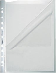 Showtas Leitz Premium links open 0.13mm PP A4 transparant 100 stuks