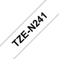 Labeltape Brother P-touch TZE-N241 18mm zwart op wit-2
