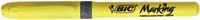 Markeerstift Bic brite liner grip geel-2
