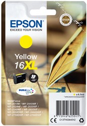 Inktcartridge Epson 16XL T1634 geel HC