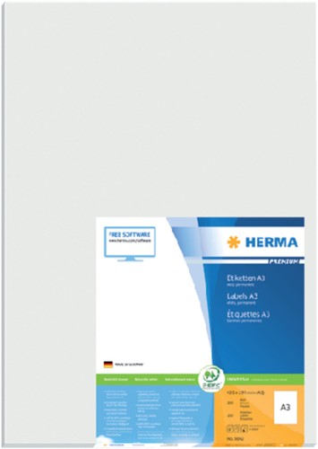 Etiket HERMA 8692 A3 420X297mm 100 stuks