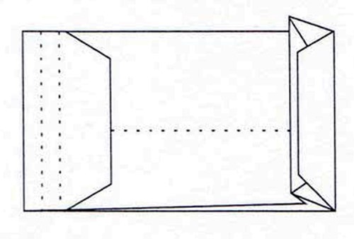 Envelop Quantore monsterzak 262x371x38mm zelfkl wit 125stuks-2