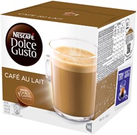 Koffiecups Dolce Gusto Cafe au Lait 16 stuks-2