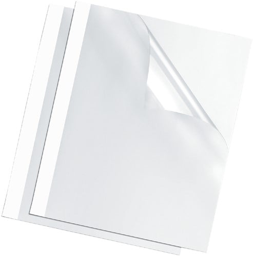 Thermische omslag Fellowes A4 4mm wit 100 stuks-2