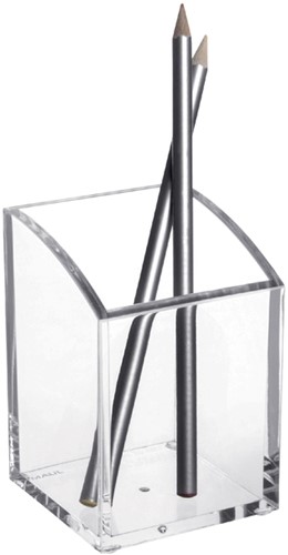 Pennenkoker MAUL vierkant 7x7x10.5cm acryl-2