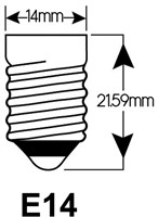 Ledlamp Integral E14 2700K warm wit 2W 250lumen-2