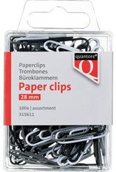 Paperclip Quantore blister 28mm assorti