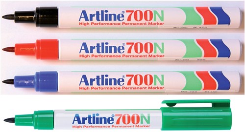 Viltstift Artline 700 rond 0.7mm rood-3