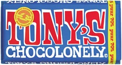 Chocolade Tony's Chocolonely reep 180gr puur