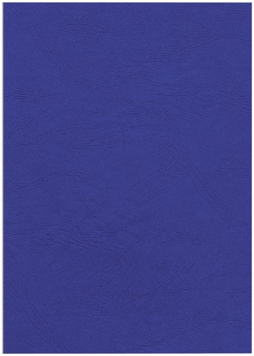 Voorblad Fellowes A4 lederlook royal blauw 25stuks-2