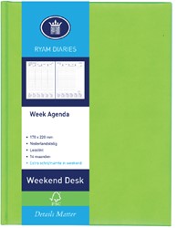 Agenda 2023 Ryam Weekend Desk Lazio 7dagen/2pagina's assorti