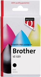 Inktcartridge Quantore alternatief tbv Brother LC-123 zwart