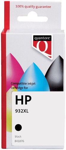Inktcartridge Quantore alternatief tbv HP CN053AE 932XL zwart