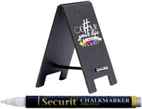 Krijtbord securit mini tafel set 5 stuks zwart-3