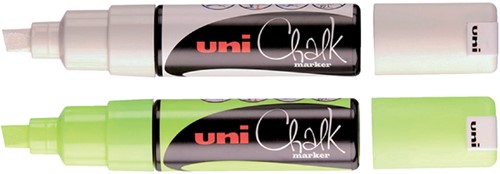 Krijtstift Uni-ball chalk schuin 8.0mm wit-2