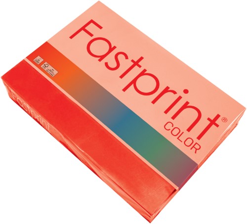 Kopieerpapier Fastprint A3 120gr felrood 250vel