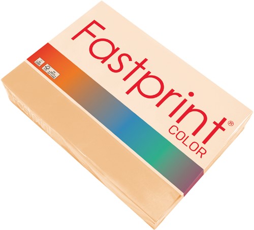 Kopieerpapier Fastprint A4 80gr zalm 500vel