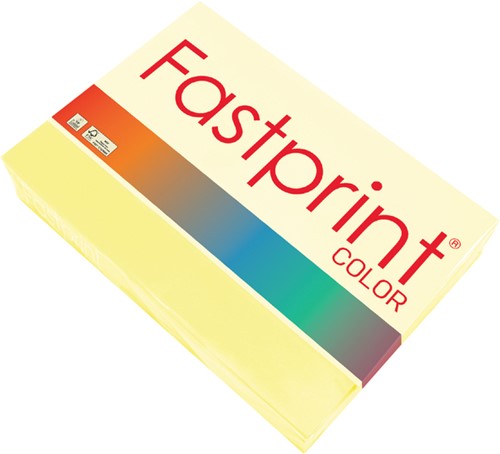 Kopieerpapier Fastprint A4 80gr geel 500vel