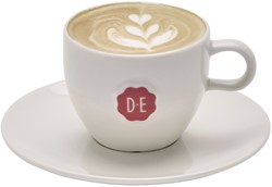 Kopje Douwe Egberts cappuccino 180ml wit