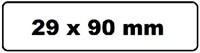 Labeletiket Quantore DK-11201 29x90mm adres wit-1