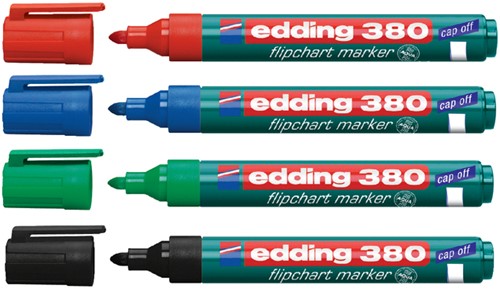 Viltstift edding 380 flipover rond 1.5-3mm blauw-2
