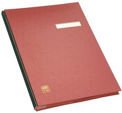 Vloeiboek Elba 20 vakken rood