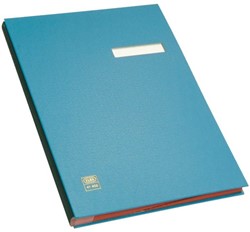 Vloeiboek Elba 20 vakken blauw