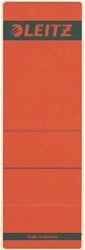 Rugetiket Leitz breed/kort 62x192mm zelfklevend rood 10 stuks