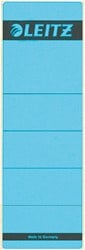 Rugetiket Leitz breed/kort 62x192mm zelfklevend blauw 10 stuks