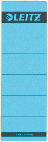 Rugetiket Leitz breed/kort 62x192mm zelfklevend blauw