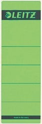 Rugetiket Leitz breed/kort 62x192mm zelfklevend groen 10 stuks