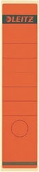 Rugetiket Leitz breed/lang 62x285mm zelfklevend rood 10 stuks