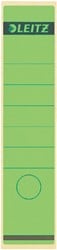 Rugetiket Leitz breed/lang 62x285mm zelfklevend groen 10 stuks
