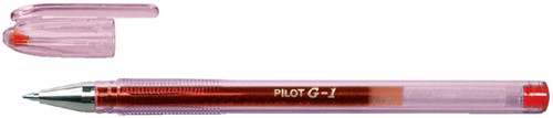 Gelschrijver PILOT G-1 fijn rood