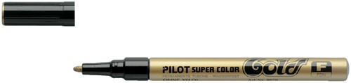 Viltstift PILOT Super Color lakmarker fijn goud