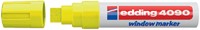 Viltstift edding 4090 window schuin 4-15mm neon geel blister à 1 stuk-2