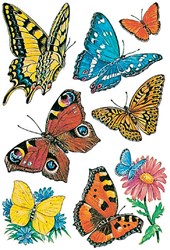 Etiket HERMA 3801 vlinders