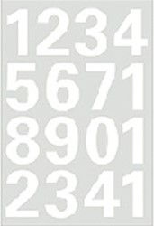 Etiket HERMA 4170 25mm getallen 0-9 wit