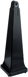 Asbak staand Rubbermaid peukenzuil 31x31x100cm zwart