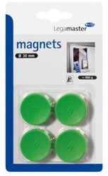 Magneet Legamaster 30mm 850gr groen 4stuks